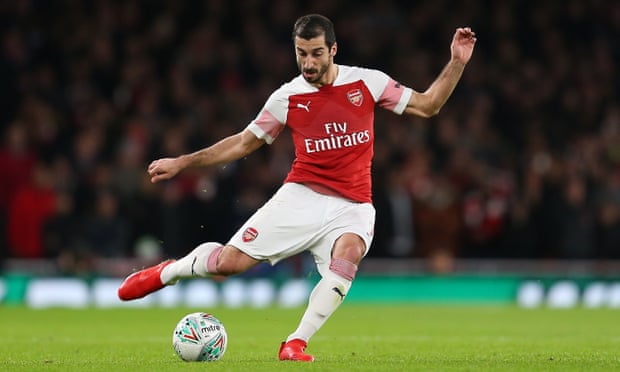 Arsenal blow as foot injury rules out Henrikh Mkhitaryan for six weeks