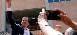 Juan Guaidó flies back to Venezuela despite arrest risk